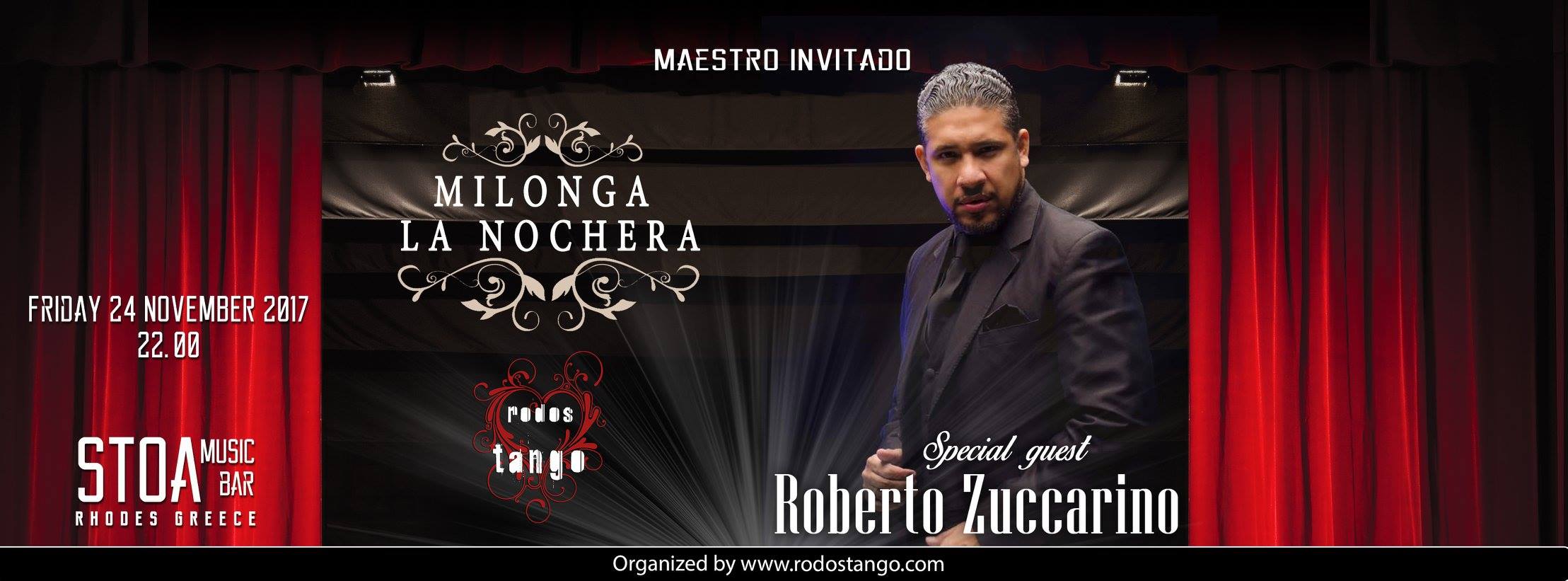 Guest Roberto Zuccarino - ღ RodosTango- Milonga "La Nochera"  24.11.2017