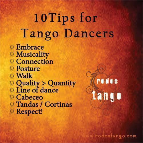Rhodes Tango ten tips for tango dancers