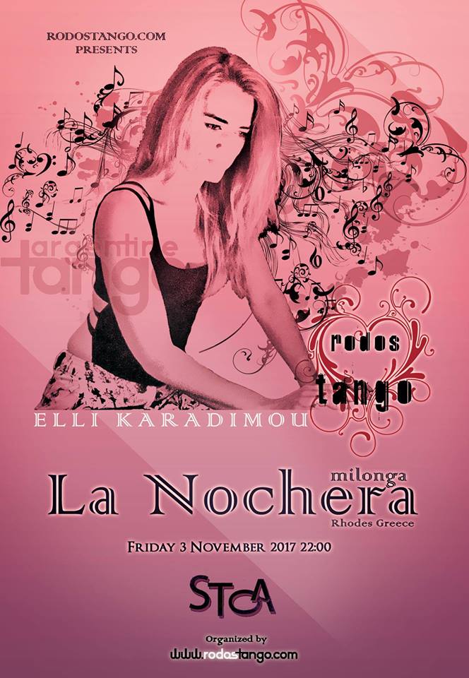 milonga La Nochera 3.11.2017 Rhodes Tango