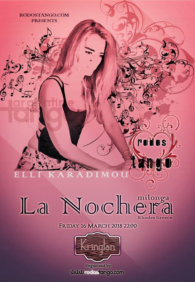 milonga La Nochera 16.3.2018 Rhodes Tango