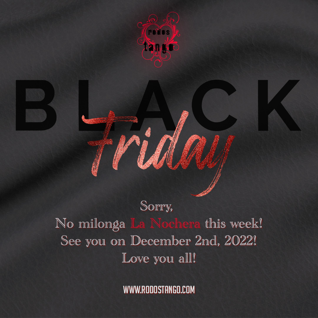 Black Friday! La Nochera Rhodes Tango