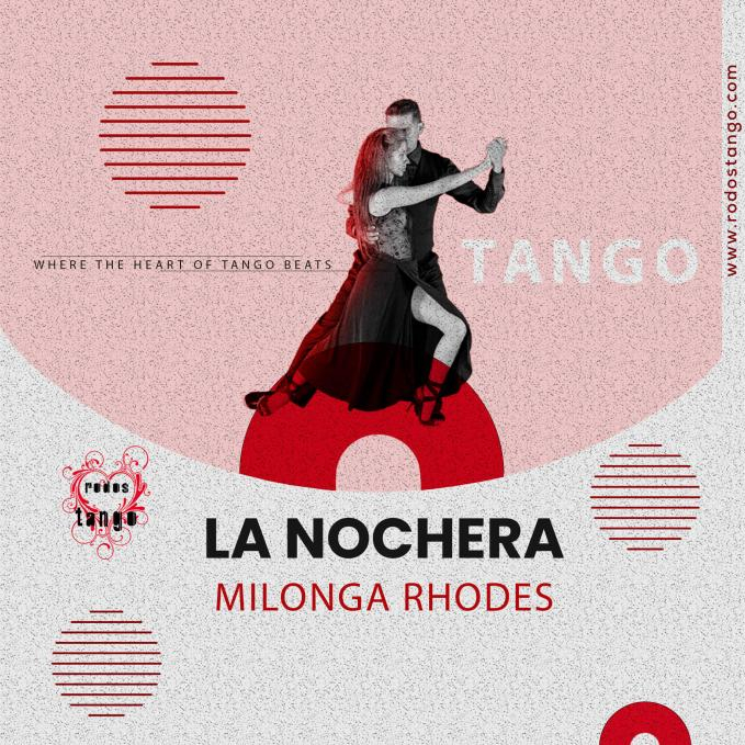 28.8.2026 Βραδιά Αργεντίνικου Τάνγκο  Milonga 'La Nochera' στην Ρόδο