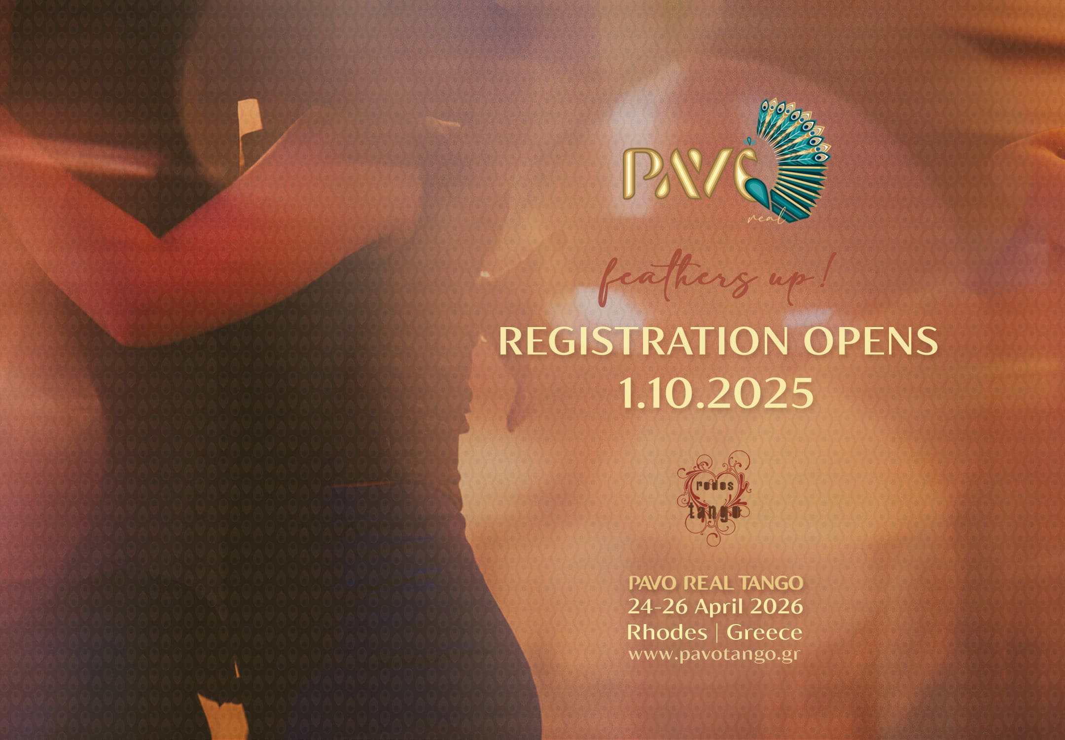 Registration Pavo Real  - Rhodes Tango Marathon & Retreat | 24-26 April 2026 | Rhodes-Greece 