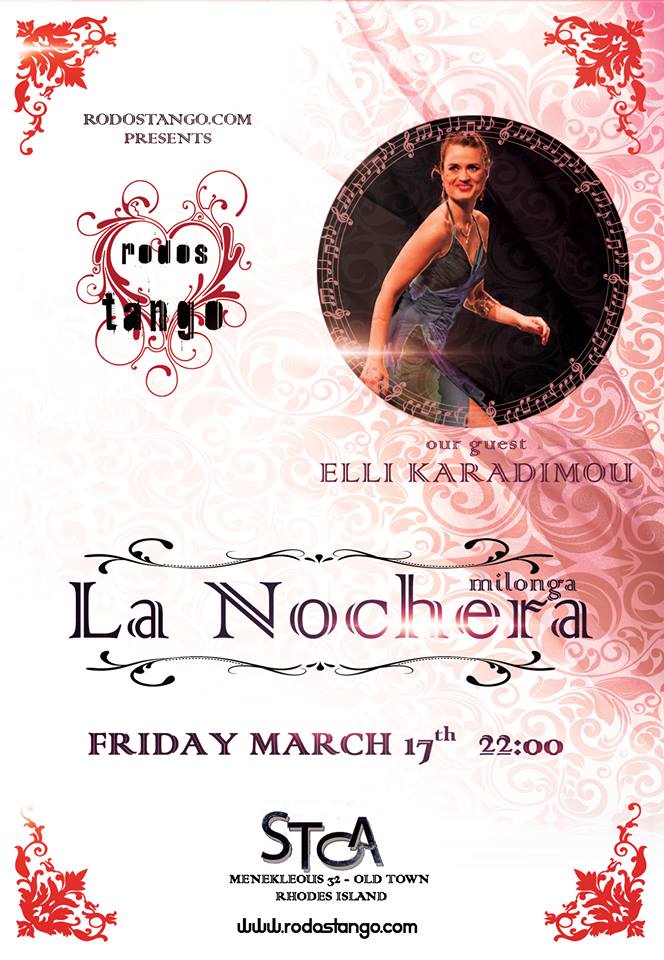 Milonga "La Nochera" by RodosTango.com Guest Elli Karadimou