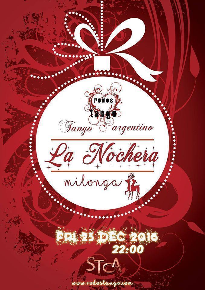  RodosTango- Milonga "La Nochera" Christmas Edittion 23.12.2016